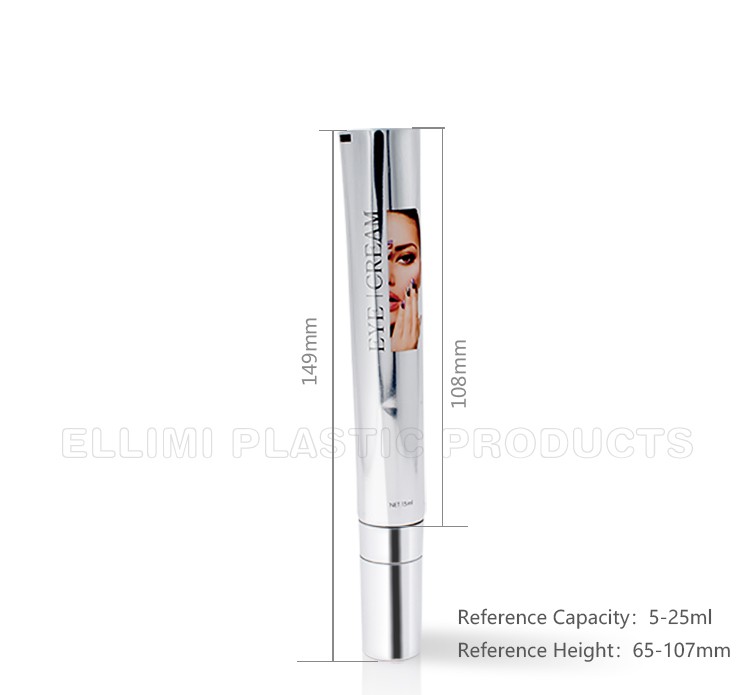 cosmetic silver tube cosmetic silver tube